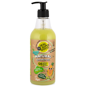 Skin Super Good 100% Vitamins Tusfürdő zöld teával és papajával 500 ml