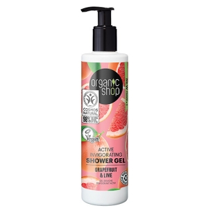 Organic Shop Grapefruit és lime Aktív élénkítő tusfürdő 280 ml
