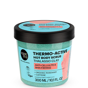 Organic Shop Thermo-Active Melegítő hatású testradír thalasso agyaggal 300 ml