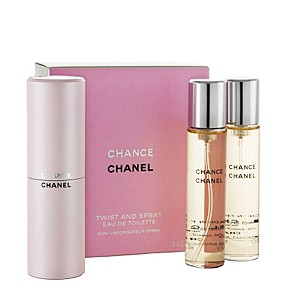 Chanel Chance Eau De Toilette Zsebparfüm és utántöltő 3x20 ml